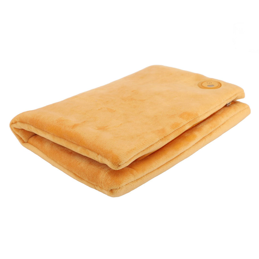 Electric Hand Warmer 3 Temperature Modes Rapid Heating Foldable Heated Hand Warmer Pouch for Cold Weather Orange