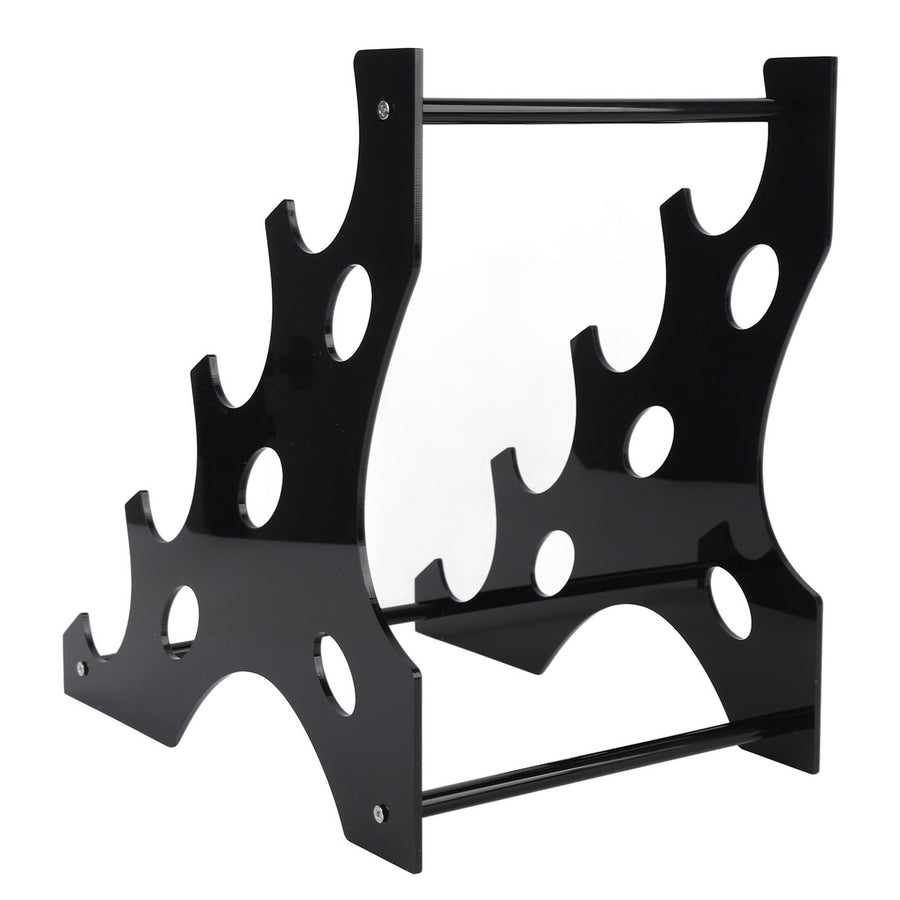 Acrylic Sword Display Stand 4 Tier Versatile Desktop Sword Display Holder for Home