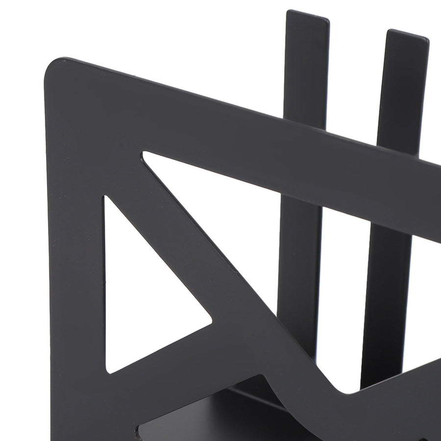 Desktop Mail Holder Iron Countertop Mail Letter Envelope Document Storage Rack Organizer for Home School Office