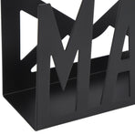 Desktop Mail Holder Iron Countertop Mail Letter Envelope Document Storage Rack Organizer for Home School Office