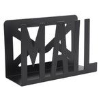Desktop Mail Holder Iron Countertop Mail Letter Envelope Document Storage Rack Organizer for Home School Office