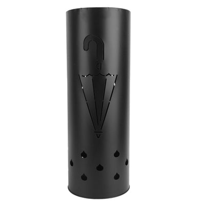 Umbrella Stand Rack Stable Anti Rollover Round Iron Metal Umbrella Holder for Home Entryway Doorway Style 1