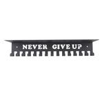 Medal Hanger Wall Mount Metal Multiple Hooks High Load Bearing Trophy Shelf for Home Entryway L