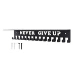 Medal Hanger Wall Mount Metal Multiple Hooks High Load Bearing Trophy Shelf for Home Entryway L