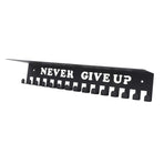 Medal Hanger Wall Mount Metal Multiple Hooks High Load Bearing Trophy Shelf for Home Entryway L