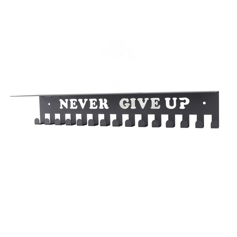Medal Hanger Wall Mount Metal Multiple Hooks High Load Bearing Trophy Shelf for Home Entryway L