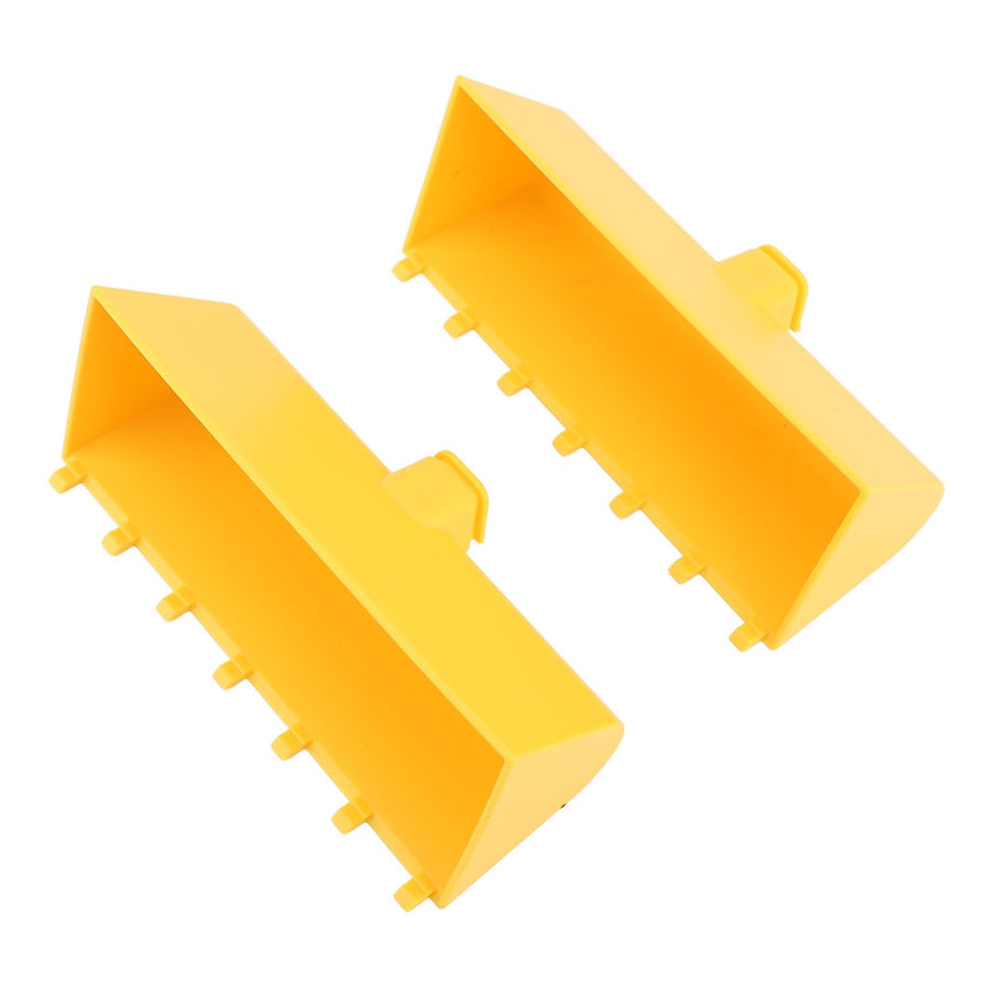 Snow Plow Shoe Charm Sand Digging Funny Bulldozer Excavator Bucket Shoe Decoration Charms for Beach Yellow