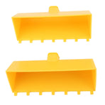 Snow Plow Shoe Charm Sand Digging Funny Bulldozer Excavator Bucket Shoe Decoration Charms for Beach Yellow