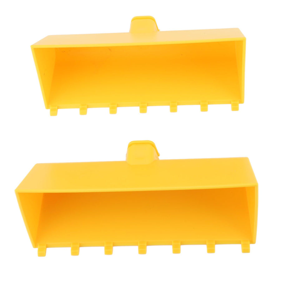 Snow Plow Shoe Charm Sand Digging Funny Bulldozer Excavator Bucket Shoe Decoration Charms for Beach Yellow