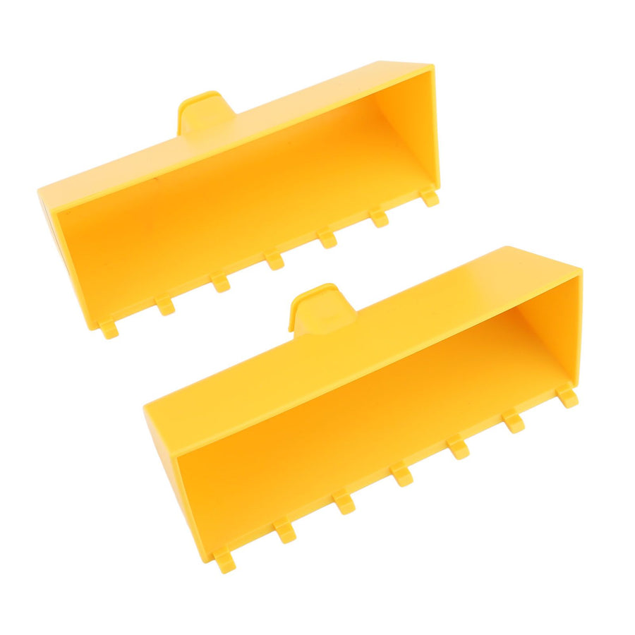 Snow Plow Shoe Charm Sand Digging Funny Bulldozer Excavator Bucket Shoe Decoration Charms for Beach Yellow