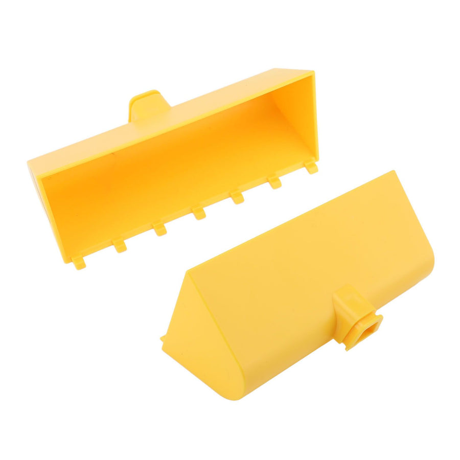 Snow Plow Shoe Charm Sand Digging Funny Bulldozer Excavator Bucket Shoe Decoration Charms for Beach Yellow