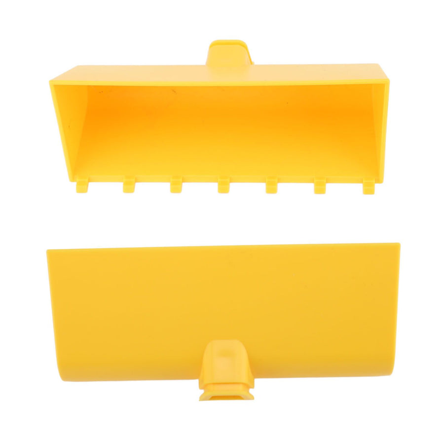 Snow Plow Shoe Charm Sand Digging Funny Bulldozer Excavator Bucket Shoe Decoration Charms for Beach Yellow