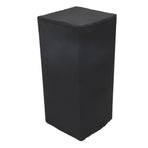 Speaker Cover Nylon Dust Proof Rain Proof Elastic Speaker Protective Cover for Indoor Outdoor Black