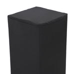 Speaker Cover Nylon Dust Proof Rain Proof Elastic Speaker Protective Cover for Indoor Outdoor Black