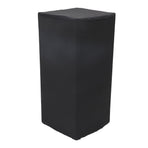 Speaker Cover Nylon Dust Proof Rain Proof Elastic Speaker Protective Cover for Indoor Outdoor Black