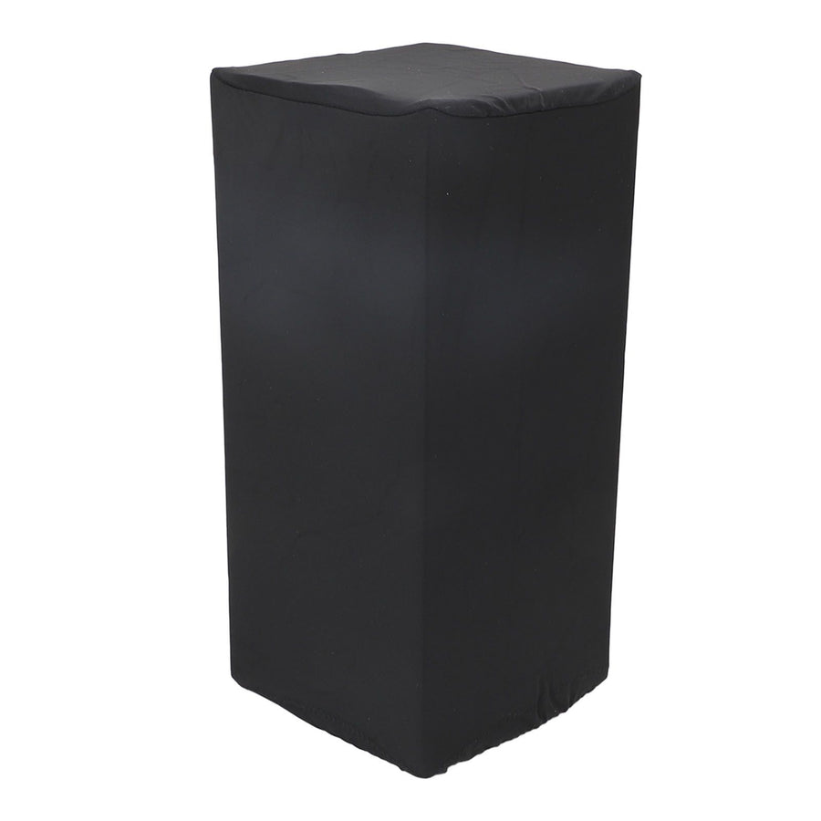 Speaker Cover Nylon Dust Proof Rain Proof Elastic Speaker Protective Cover for Indoor Outdoor Black