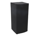 Speaker Cover Nylon Dust Proof Rain Proof Elastic Speaker Protective Cover for Indoor Outdoor Black
