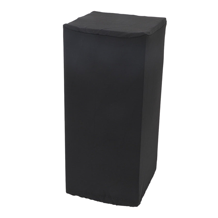 Speaker Cover Nylon Dust Proof Rain Proof Elastic Speaker Protective Cover for Indoor Outdoor Black