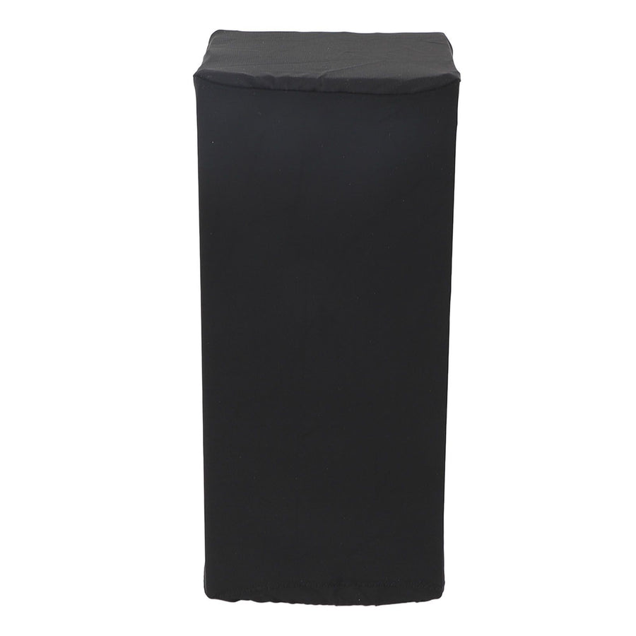 Speaker Cover Nylon Dust Proof Rain Proof Elastic Speaker Protective Cover for Indoor Outdoor Black