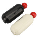 2 Pcs Lint Roller Remover 2 in 1 Sticking and Scraping Design Extendable Reusable Pet Hair Remover for Clothes Furniture Black and White