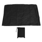 TV Cover Black 600D Oxford Cloth Dust Proof Rain Proof Sun Proof TV Protector for Outdoor 139.7-147.32cm / 55-58in