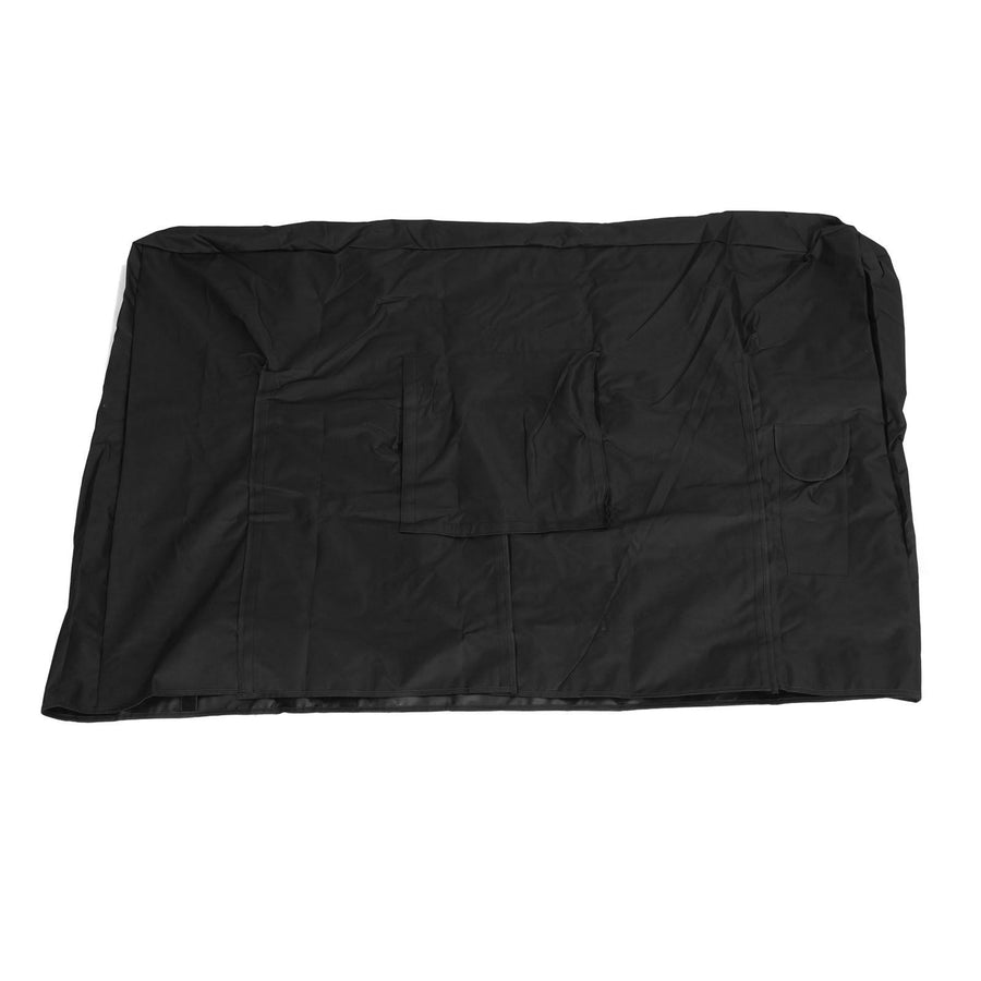 TV Cover Black 600D Oxford Cloth Dust Proof Rain Proof Sun Proof TV Protector for Outdoor 139.7-147.32cm / 55-58in