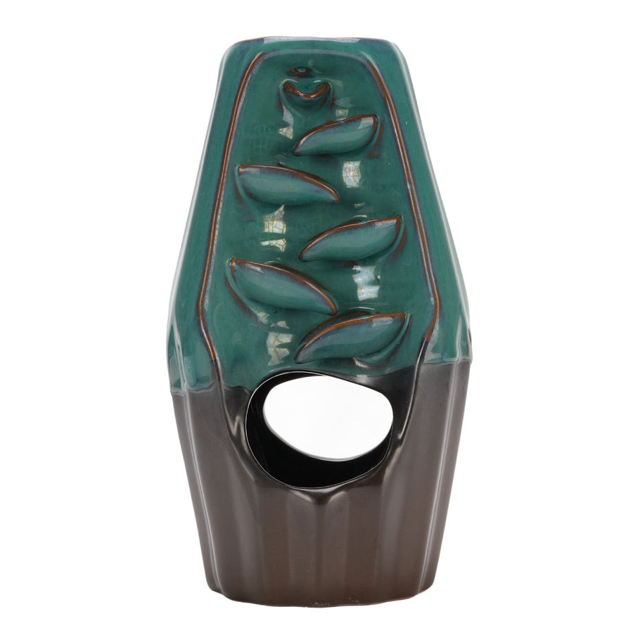 Waterfall Backflow Incense Holder Innovative Ceramic Backflow Aromatherapy Stove Ornament for Home Room Decor