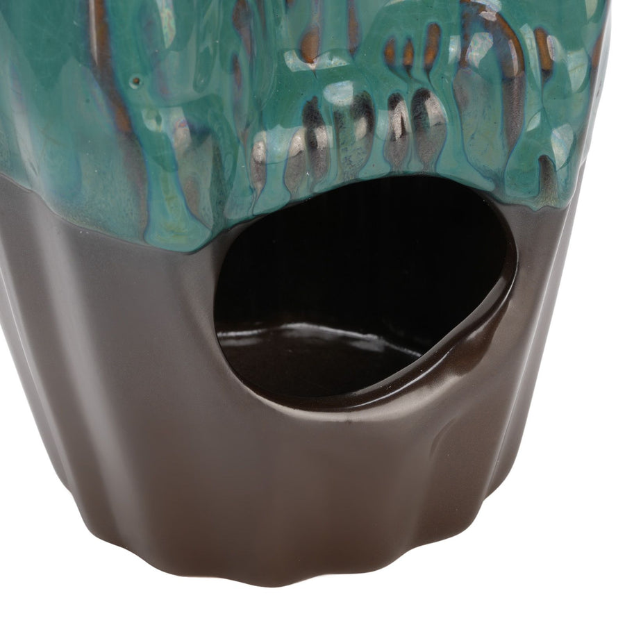 Waterfall Backflow Incense Holder Innovative Ceramic Backflow Aromatherapy Stove Ornament for Home Room Decor