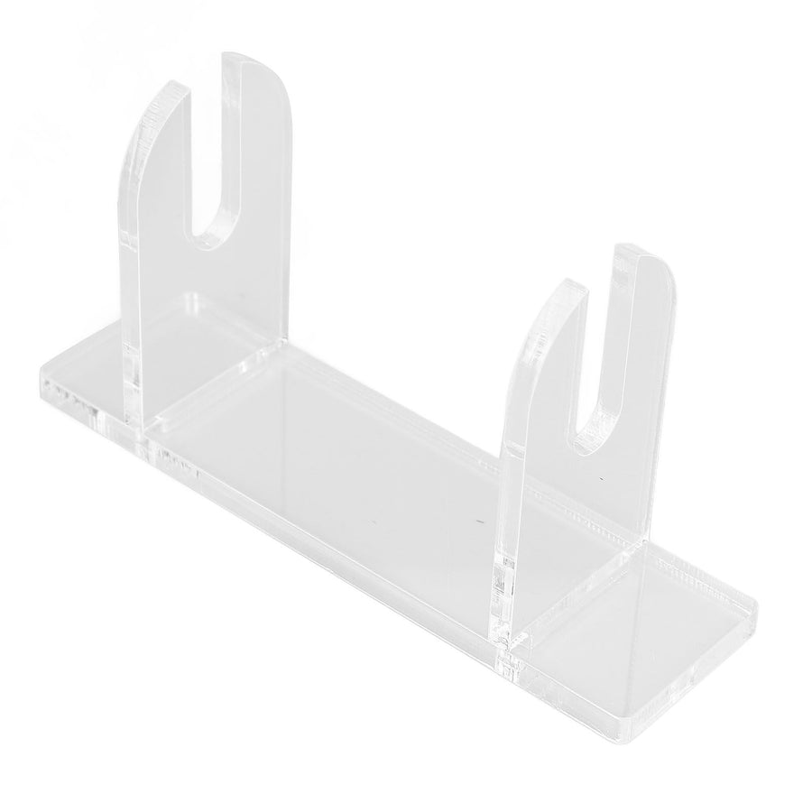 Acrylic Fan Holder Stand Lightweight Stylish Look Hand Fan Stand Foldable Handheld Fan Display Stand Organizer