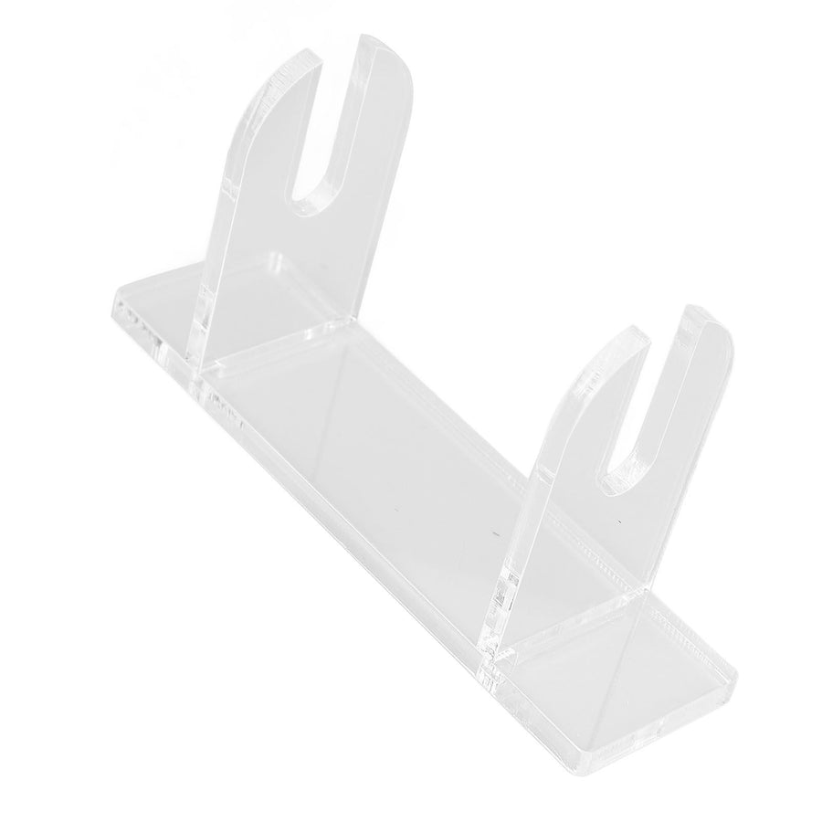 Acrylic Fan Holder Stand Lightweight Stylish Look Hand Fan Stand Foldable Handheld Fan Display Stand Organizer