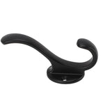 10 Set Coat Hooks Metal Water Proof Heavy Duty Wall Hook for Entryway Bedrooms Bathrooms Kitchens Black