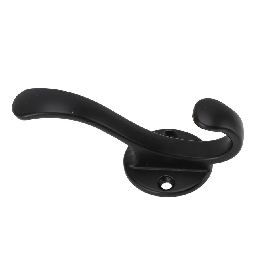 10 Set Coat Hooks Metal Water Proof Heavy Duty Wall Hook for Entryway Bedrooms Bathrooms Kitchens Black