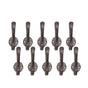 10 Set Coat Hooks Metal Water Proof Heavy Duty Wall Hook for Entryway Bedrooms Bathrooms Kitchens Grey