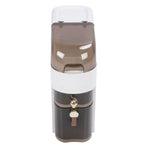 Bathroom Storage Cabinet PP PC Narrow Slim Organizer Small Corner Cabinet with 4 Wheels for Toilet Paper Kitchen Laundry Short 3 Layer