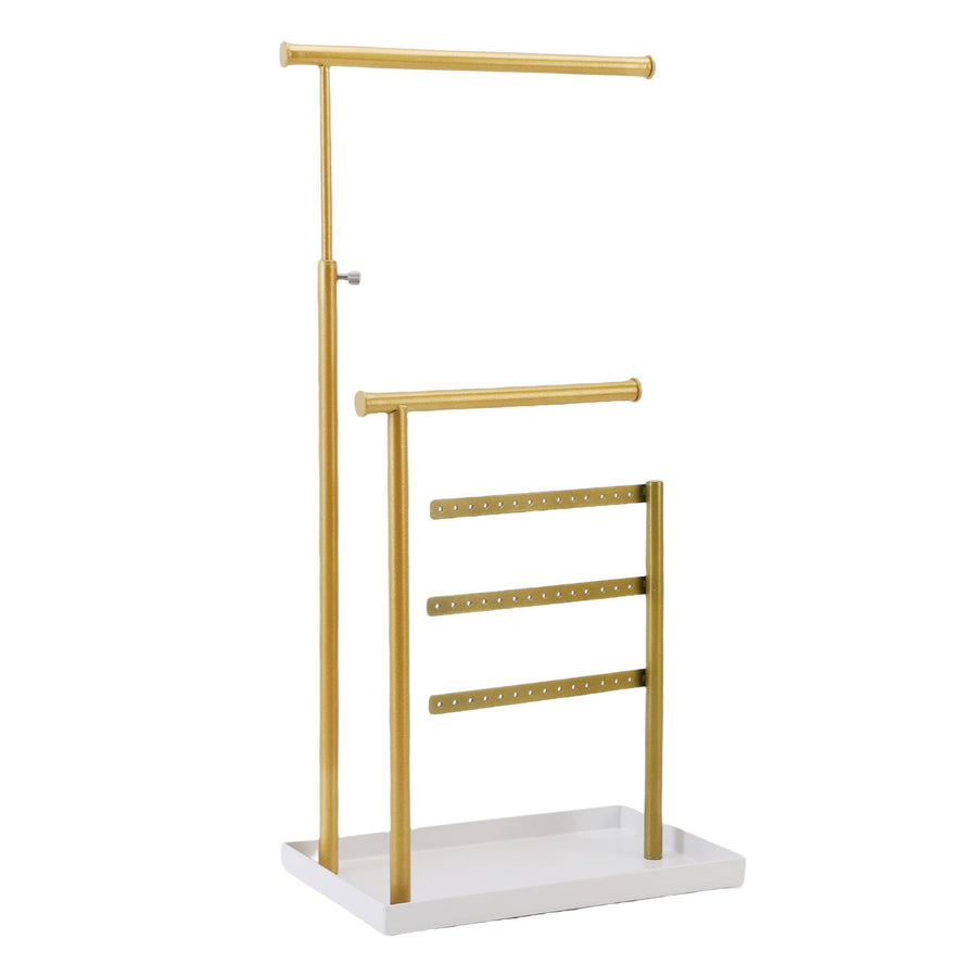 Jewelry Display Stand Nordic Style Iron Art Multifunctional Jewelry Storage Tray for Necklaces Bracelets Earrings
