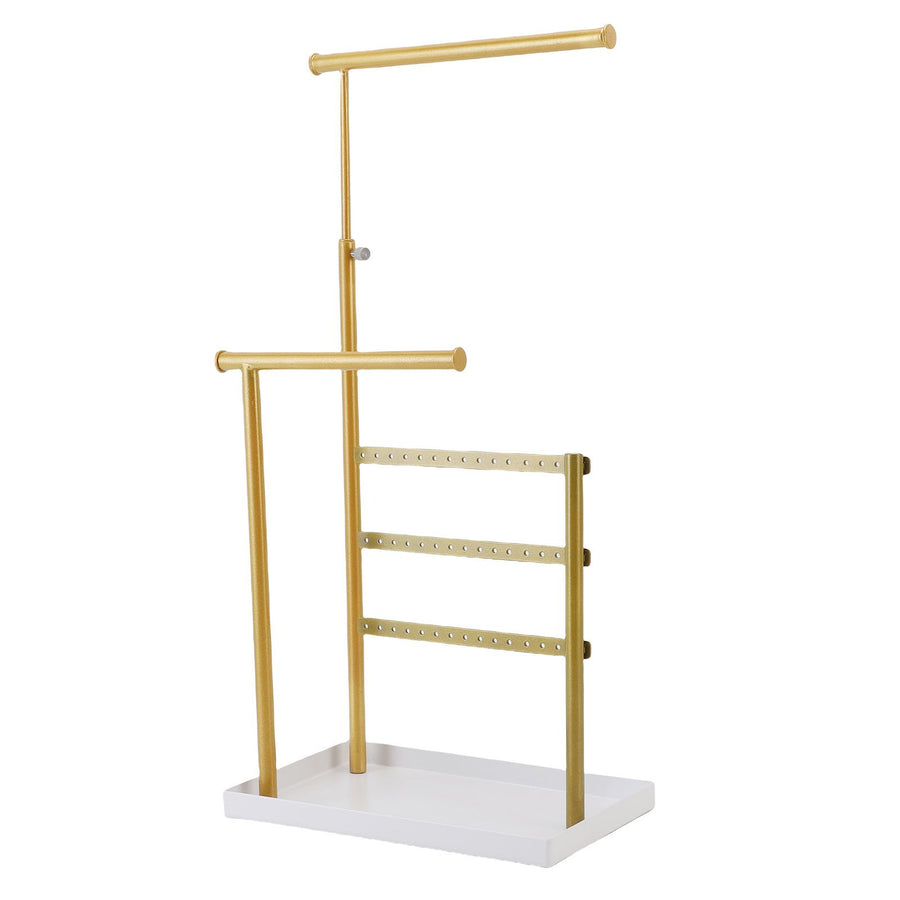 Jewelry Display Stand Nordic Style Iron Art Multifunctional Jewelry Storage Tray for Necklaces Bracelets Earrings