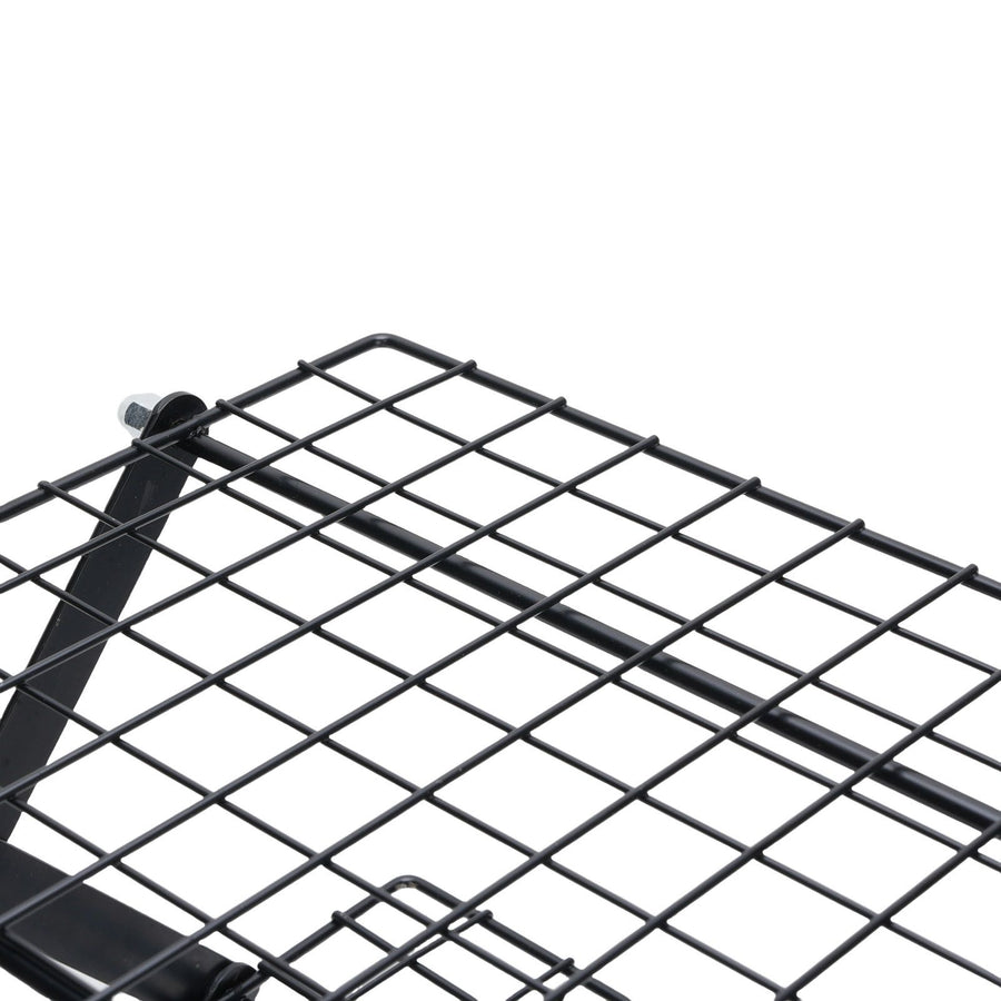Kitchen Countertop Storage Rack Foldable Stainless Steel Space Saving Shelf for Drying Food Seasoning 4 Tier