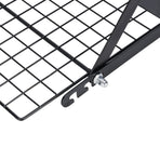 Kitchen Countertop Storage Rack Foldable Stainless Steel Space Saving Shelf for Drying Food Seasoning 4 Tier