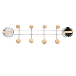 Suction Cup Coat Hook Dual Rows Hooks Wall Mount Hook Rack for Entryway Bathroom Kitchen