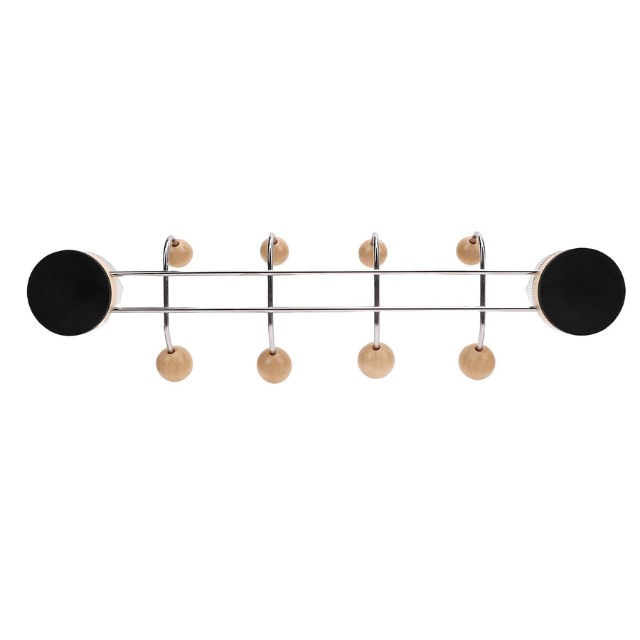 Suction Cup Coat Hook Dual Rows Hooks Wall Mount Hook Rack for Entryway Bathroom Kitchen