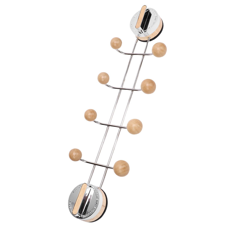 Suction Cup Coat Hook Dual Rows Hooks Wall Mount Hook Rack for Entryway Bathroom Kitchen