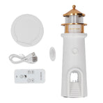 Lighthouse Projection Light Bluetooth Speaker Remote Control Human Body Sensing Table Lamp