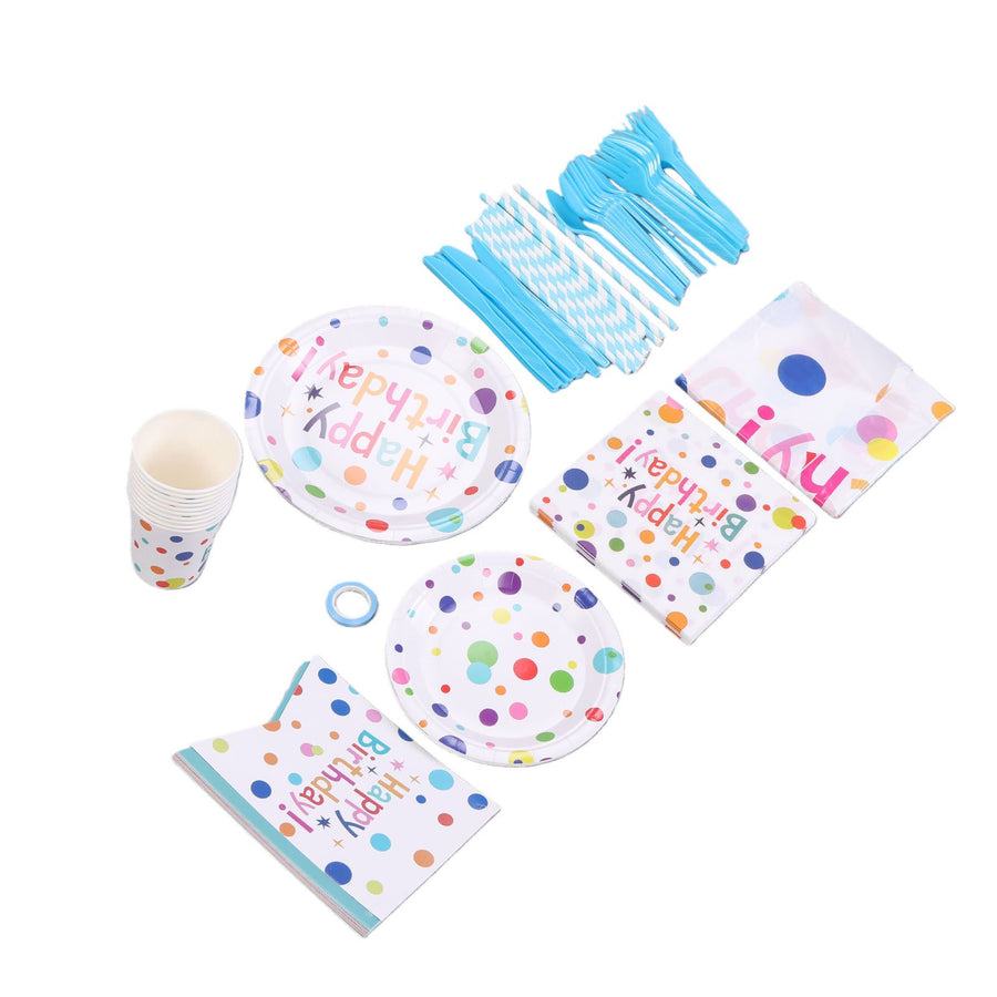 Paper Plate Cup Tableware Set for Party