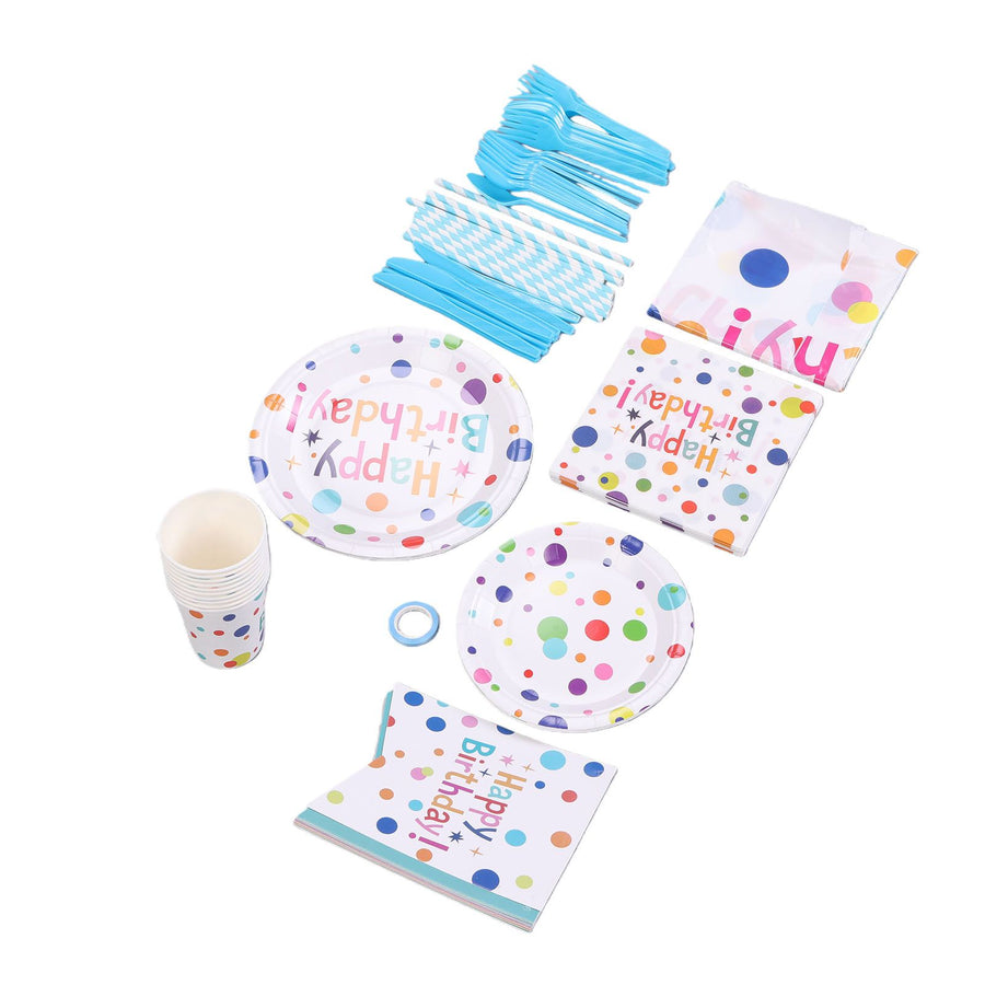 Paper Plate Cup Tableware Set for Party