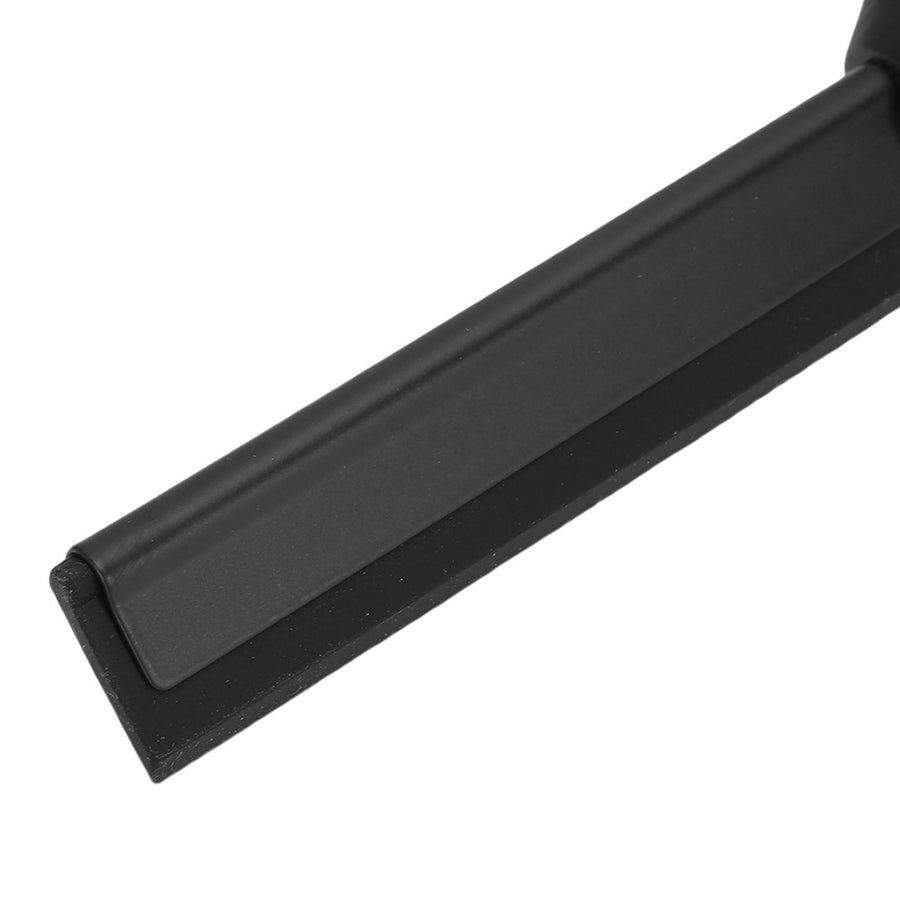 Stainless Steel Squeegee All Purpose Shower Window Squeegee with Hook for Household Easy Cleaning Black