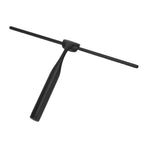 Stainless Steel Squeegee All Purpose Shower Window Squeegee with Hook for Household Easy Cleaning Black