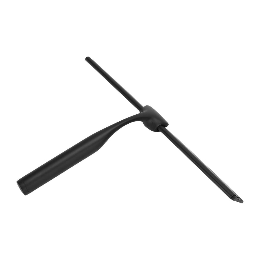 Stainless Steel Squeegee All Purpose Shower Window Squeegee with Hook for Household Easy Cleaning Black