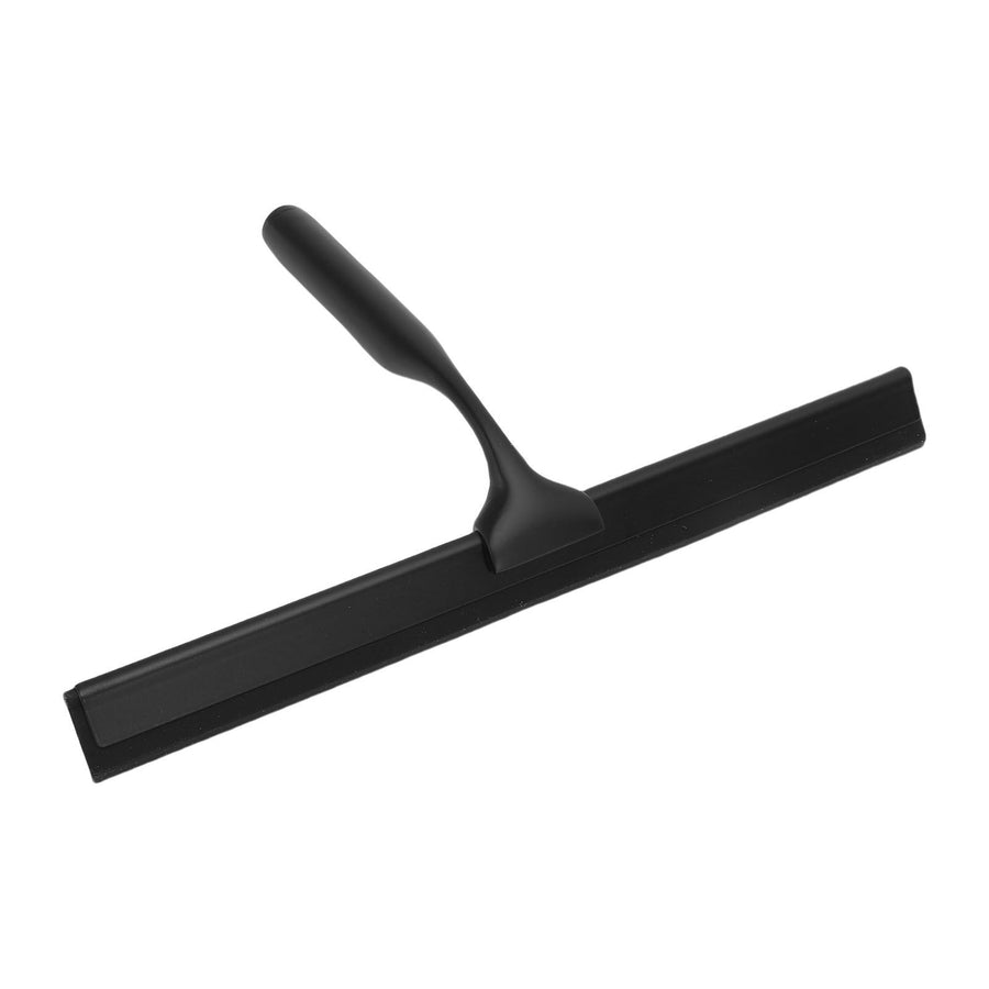 Stainless Steel Squeegee All Purpose Shower Window Squeegee with Hook for Household Easy Cleaning Black