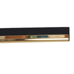 Stainless Steel Squeegee All Purpose Shower Window Squeegee with Hook for Household Easy Cleaning Gold