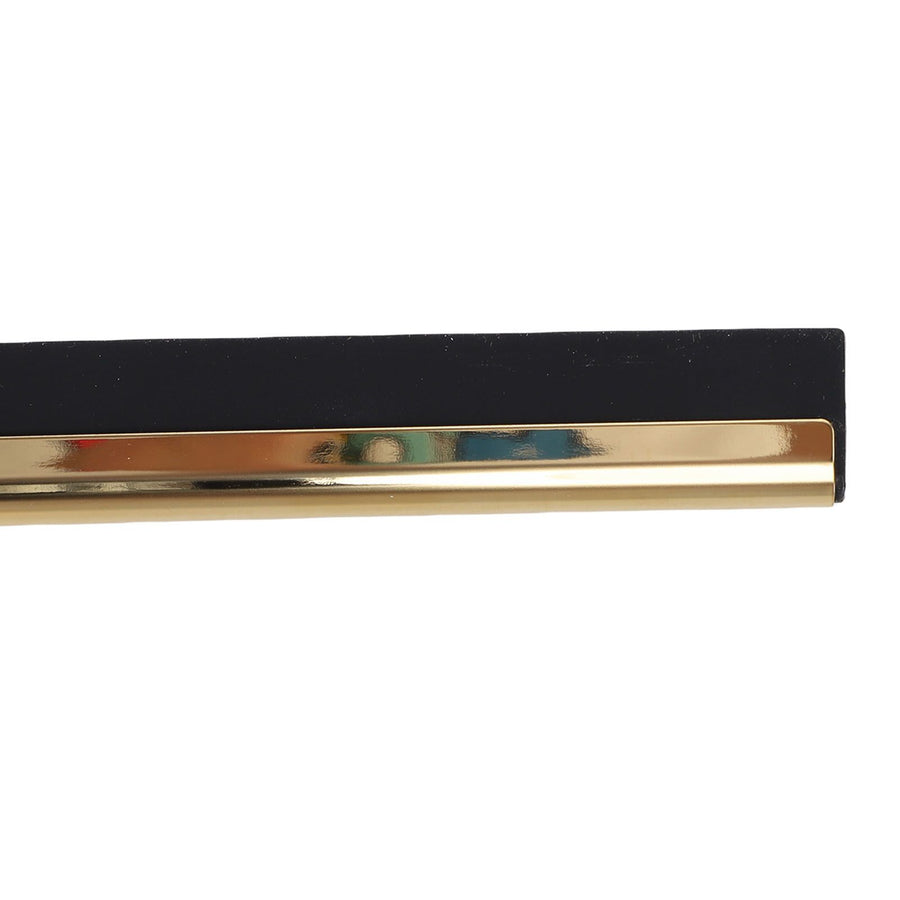 Stainless Steel Squeegee All Purpose Shower Window Squeegee with Hook for Household Easy Cleaning Gold